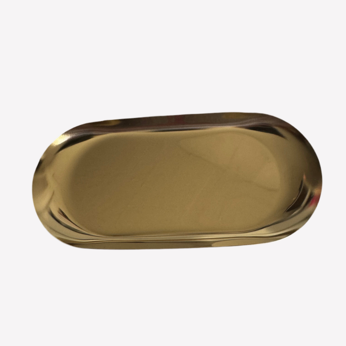 Oval Stainless Steel Jewellery Tray