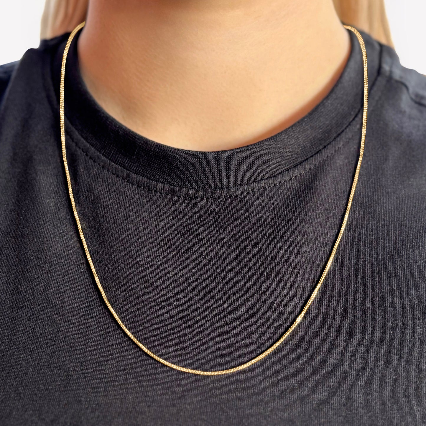 18k Gold-Plated Chain 24"