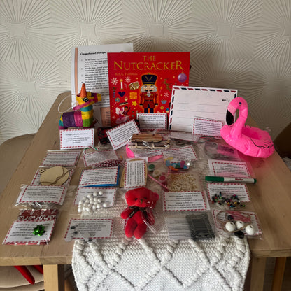 Elf on the Shelf Props Box – 12 or 24 Days Elf Kit with Notes & Activities | Stress-Free Elf Ideas | Family Christmas Advent Fun