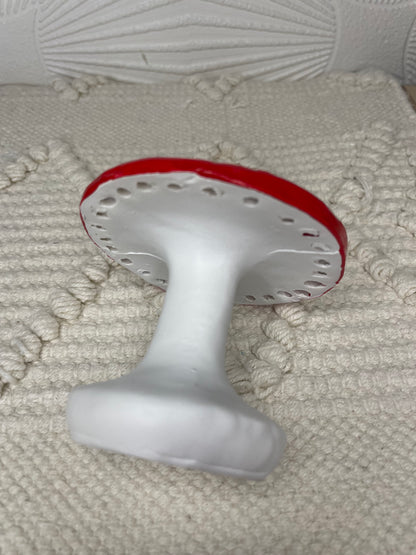 Charming Ceramic Mushroom Earring Stand