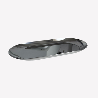 Oval Stainless Steel Jewellery Tray