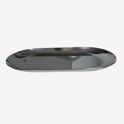 Oval Stainless Steel Jewellery Tray
