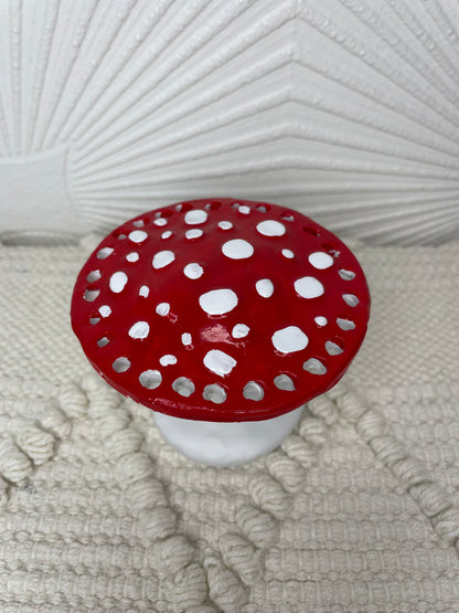 Charming Ceramic Mushroom Earring Stand