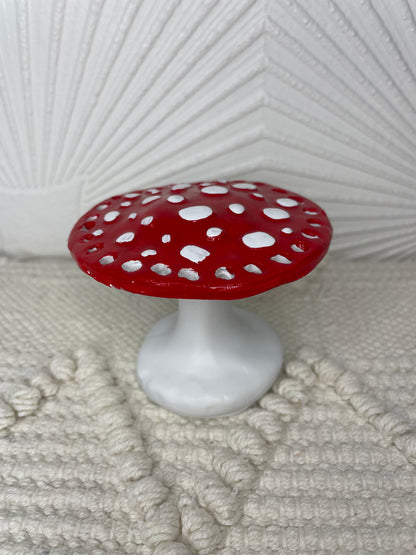 Charming Ceramic Mushroom Earring Stand