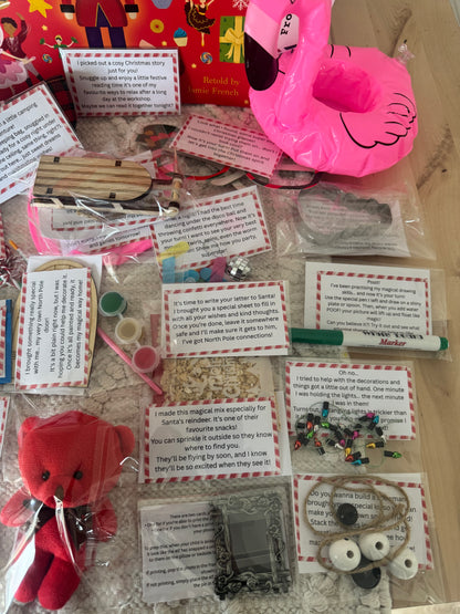 Elf on the Shelf Props Box – 12 or 24 Days Elf Kit with Notes & Activities | Stress-Free Elf Ideas | Family Christmas Advent Fun